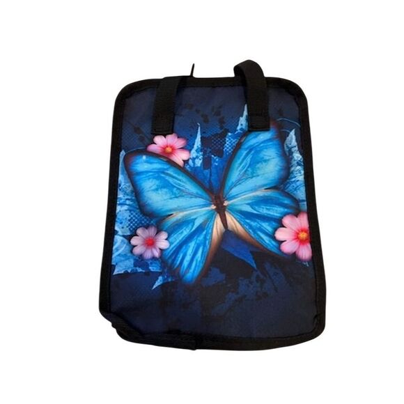 EVANLinsim Blue Butterfly Print Insulated‎ Lunch Tote Bag Unisex Kids - Picture 11 of 14